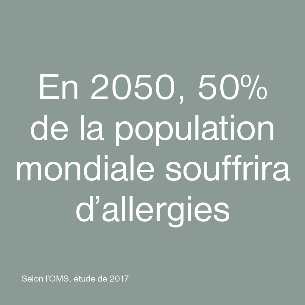 En 2050, 50% de la population mondiale souffrira d'allergies